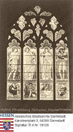 Großbritannien, Oxford / Christ Church Kathedrale, Propheten-Fenster