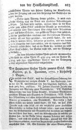 Der Hausvater. T.5.,St.2.