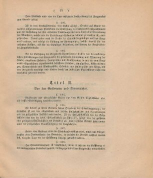 Titel III. Von den Gräbereien und Steinbrüchen