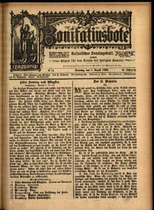 Ausgabe vom Sonntag, den 09. August 1896.