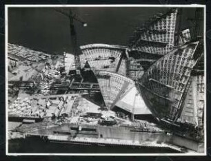Opernhaus, Sydney: Baustelle