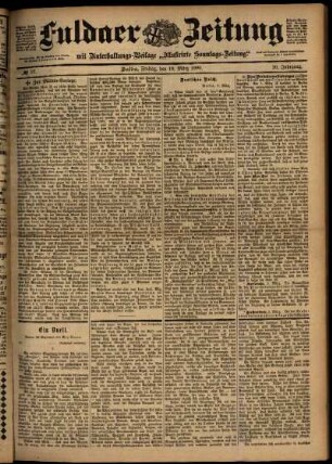 Ausgabe vom Freitag, den 10. März 1899.