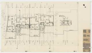Wohnhäuser Feldstraße 44/45, Berlin-Spandau: Grundriss 5. Obergeschoss 1:50