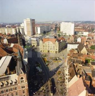 Centrum-Warenhaus am Anger in Erfurt : Blickrichtung Norden