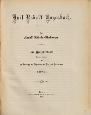 Neujahrsblatt. 53. 1875