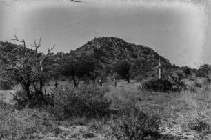 Der Mapane-Hügel (Nordrhodesien-Aufenthalt 1930-1933 - Betchuanaland: Tuli-Block)