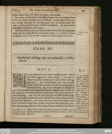 Chap. III. They shall lose all things that are comfortable, as well as Heaven.