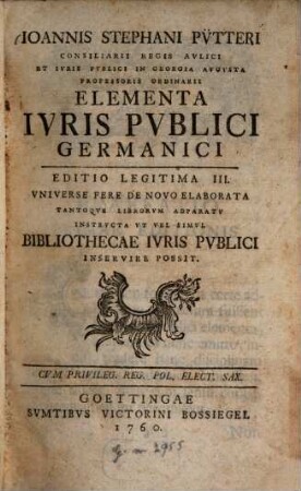 Elementa iuris publici germanici