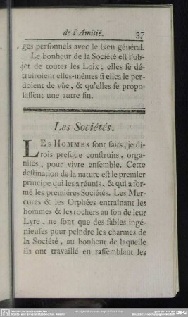 Les Sociétés