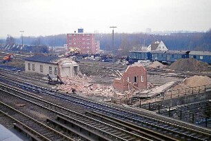 Bad Oldesloe: Abriss des alten Stellwerks