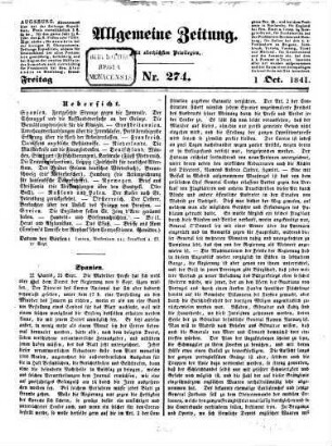 Allgemeine Zeitung. 1841, 10 - 12