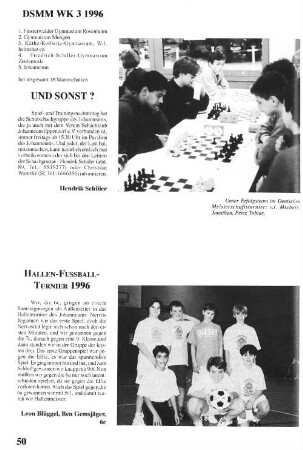 Hallen-Fussball-Turnier 1996