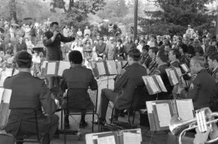 Deutsch-amerikanische Freundschaftswoche 1978. deutsch-amerikanischer Freundschaftstag im Stadtgarten