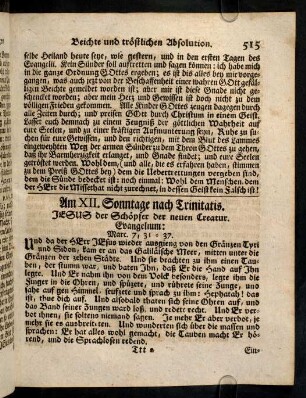 515-525, Am XII. Sonntage nach Trinitatis