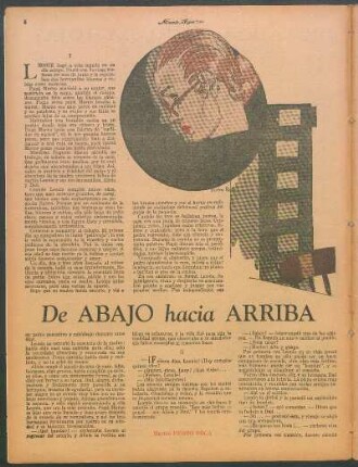 De abajo hacia arriba : Novela corta por Elsa Durando