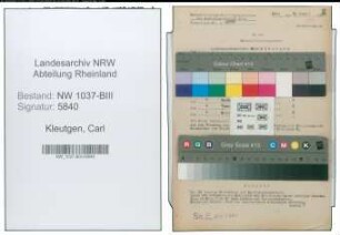 Entnazifizierung Carl Kleutgen , geb. 18.05.1916 (Apothekerassistent)