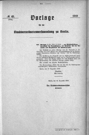 No. 43 (944), 10. Dezember 1919