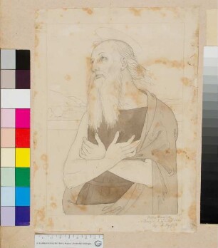 Hl. Paulus von Theben nach Peruginos Polyptychon für San Agostino in Perugia