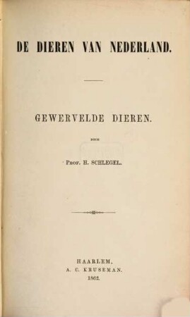 De dieren van Nederland : Visschen