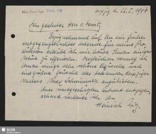 Nr. 107-108. Witz, Heinrich