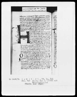 Honorius Augustodunensis — Initiale H, Folio 70verso