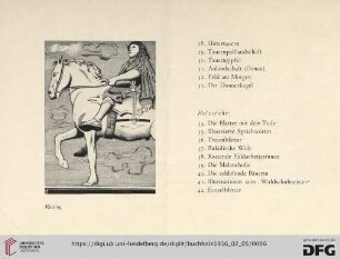 Holzstiche (Nr. 34-42)