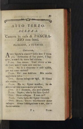 Atto Terzo.