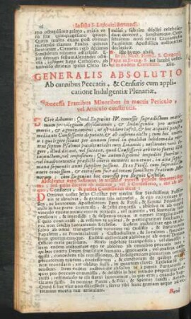 Generalis Absolutio