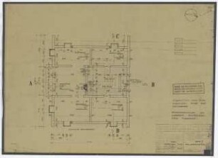 Studentenwohnheim Siegmundshof West, Berlin-Tiergarten: Grundriss Kellergeschoss M 1:50