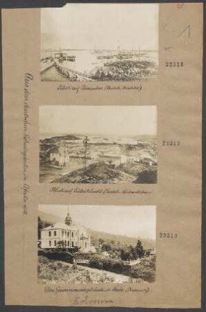 Aus deutschen "Schutzgebieten" in Afrika 1914: Blick auf Lüderitzbucht (Deutsch-Südwestafrika)