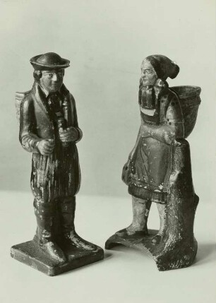 Mann und Frau in Altenburger Tracht
