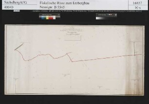 Rothschönberger Stolln zwischen Franken Schacht und Lade des Bundes Treibeschacht in Himmelsfürst Fundgrube hinter Erbisdorf