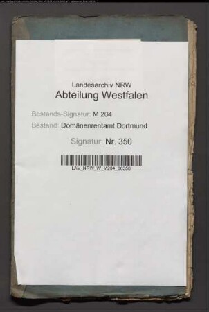 Verkauf von 2 Ackergrundstücken am Grünen Wege in der Hörder Feldmark auf Grundzins an Gastwirt Wormstall in Hörde und Ablösung des Zinses