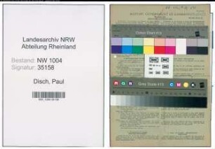 Entnazifizierung Paul Disch , geb. 11.03.1895 (Schlosser)