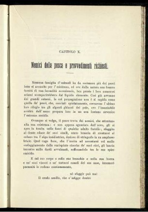 Capitolo X. Nemici della pesca e provvedimenti richiesti.
