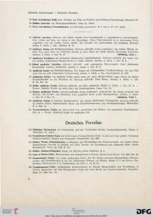 Deutsches Porzellan (Nr. 102-176)