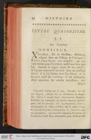 Lettre Quatorzième