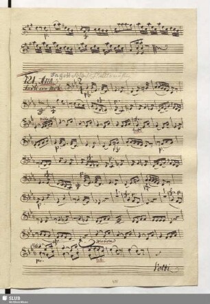 721. Aria: Poveri affetti miei / Naumann, J.G.