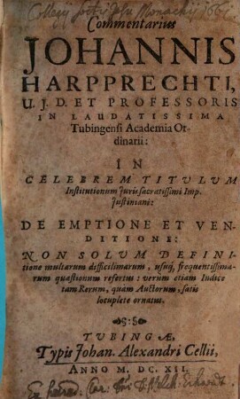 De emptione et venditione