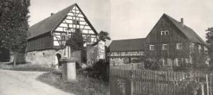 Gutshof in Crostwitz : Bauwesen - Wirtschaftsgebäude und Gehöfte. Ort: Chrósćicy / Crostwitz. Fachwerkgut
