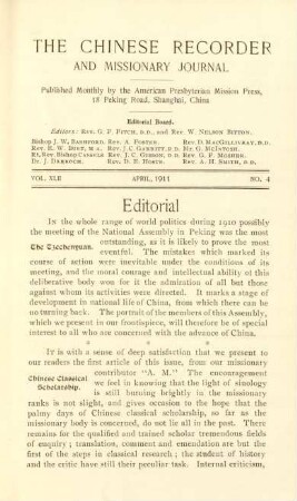 No. 4. April, 1911