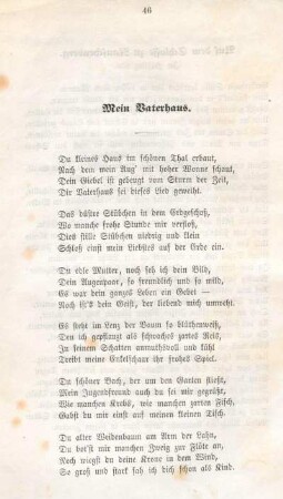 Mein Vaterhaus.