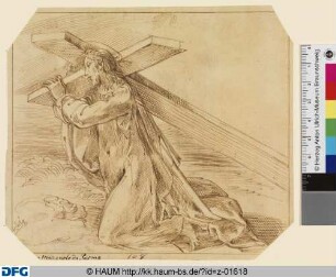 Christus, das Kreuz tragend