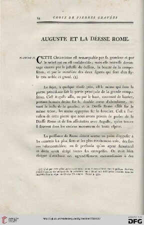 Auguste et la déesse Rome