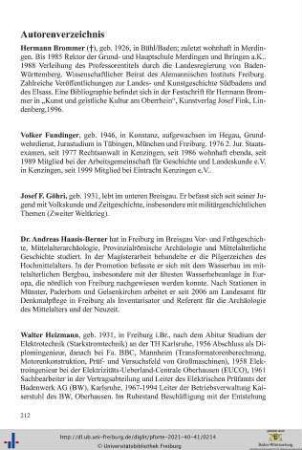Autorenverzeichnis