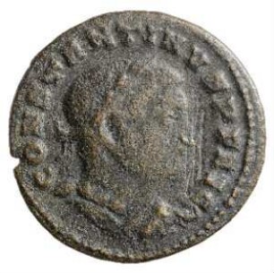 Münze, Follis, Aes 2, 313 - 314 n. Chr.