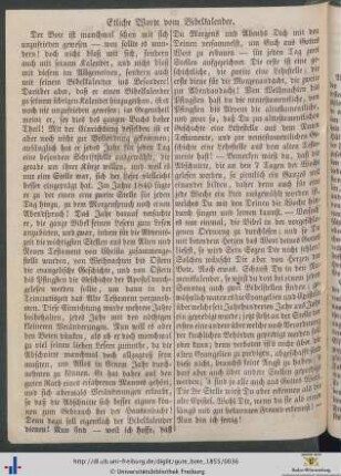 Etliche Worte vom Bibelkalender.