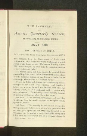 Vol. VI. Nr. 11. July, 1893.