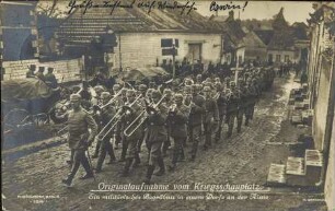 Originalaufnahme vom Kriegsschauplatz.