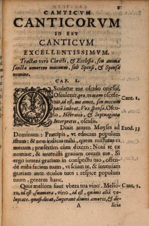Canticum Canticorum Salomonis
